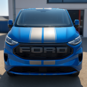 Raptor grill mat zwart - letters glans Ford Transit Custom 2023 - 2025